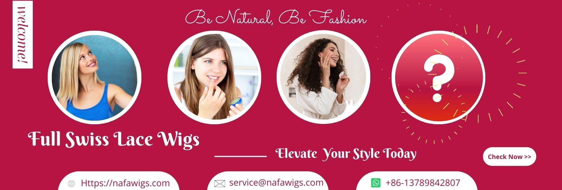 Full Swiss Lace Wigs