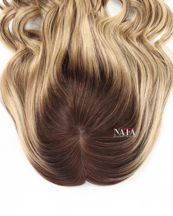 100% EUROPEAN VIRGIN NATURAL HUMAN HAIR WIG DIRTY BLOND 19.5'' - Yaffa Wigs