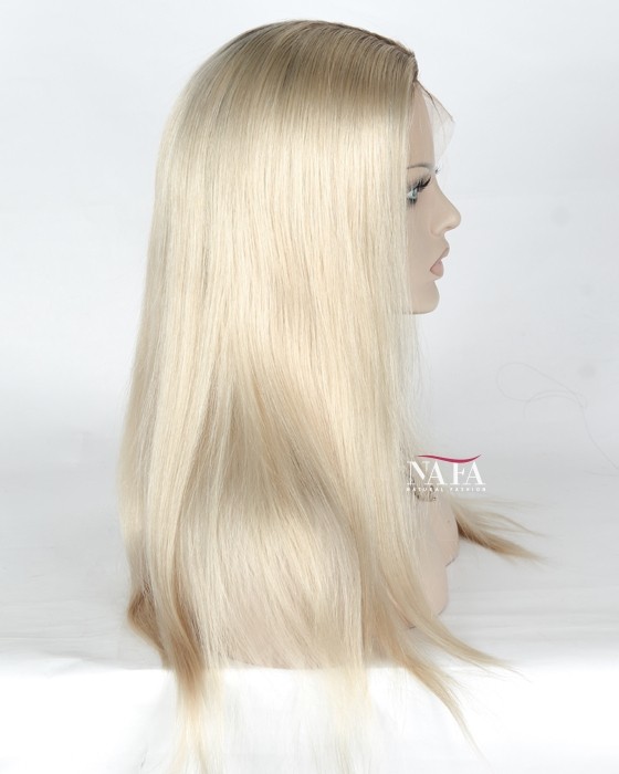 Embrace Timeless Elegance with Long White Human Hair Wigs for Caucasian Women Nafawigs