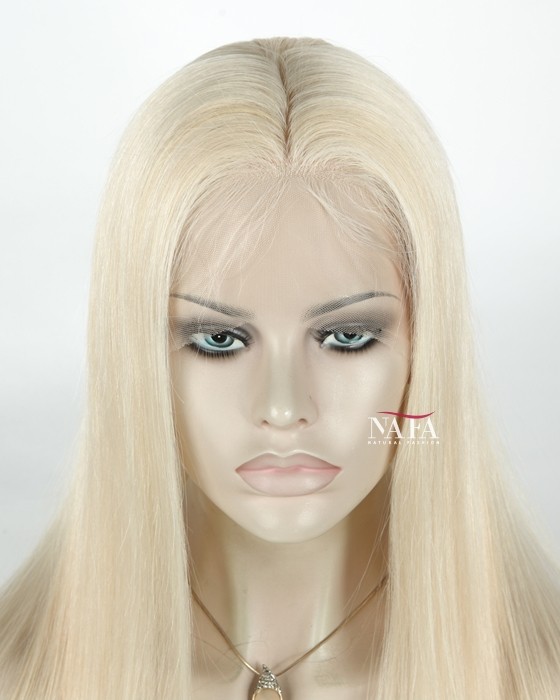 Discover Timeless Elegance with Our Long White Human Hair Wigs.