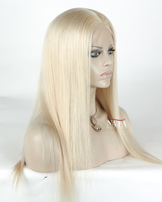 Discover Timeless Elegance with Our Long White Human Hair Wigs.