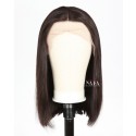 14 Inch Human Hair Bob Style Wigs For Black Women Asymmetrical Bob Wig