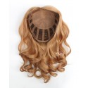 Achieve Natural Volume with Our 16 Inch Bouncy Curly Low Density Hair Topper for Thinning Hair