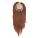 Restore Confidence with Our 16" Light Brown Silk Hair Topper for Women's Hair Loss