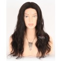 Experience Effortless Beauty with Our 18 Inch Natural Wave Brazilian Hair Silk Base Closure Wig