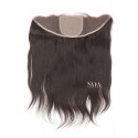 Affordable Straight Human Hair Silk Top Lace Frontals