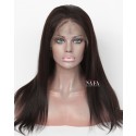 Virgin Brazilian 360 Yaki Lace Wig Natural Color Same Day Shipping