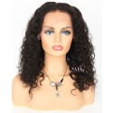 Cheap Natural Curly Lace Front Wigs Indian Remy Hair Natural Color