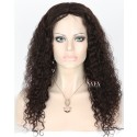 Natural and Voluminous Curls:  20-Inch Glueless Lace Front Brazilian Curly Wig