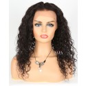 Long Black Curly Afro Human Hair Wig For Black Women