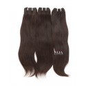 Long Brown Straight Hair Bundles Malaysian Virgin Hair 3 Bundles