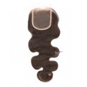 Pre Plucked Body Wave 4x4 Lace Closure Natural Color