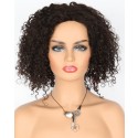 Unique Style for Confident Look: 14-Inch Real Hair Curly Wigs For African American Women