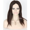 Natural and Seamless Look: 14-Inch Transparent Full Lace Straight Human Hair Wigs 