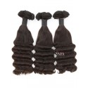 Weavon Hair Styles Peruvian Half Deep Wave Human Hair 3 Bundles