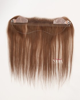 12-Inch Light Brown Hairline Toupee for Receding Hairline