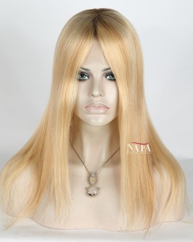 14-inch-highlight-ombre-blonde-glueless-clip-in-hair-wig