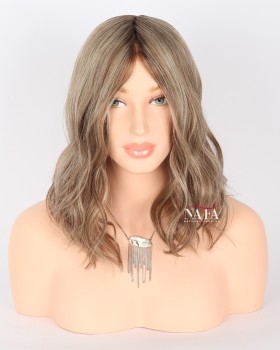 14-inch-human-hair-mid-length-bob-wavy-wigs-lace-front-mono-top