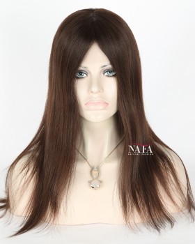 16-inch-human-hair-brown-shoulder-length-glueless-lace-front-wig 