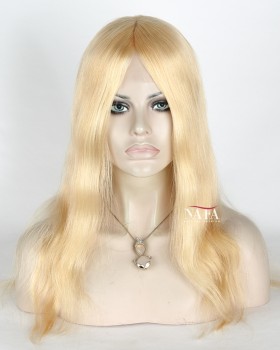16-inch-light-blonde-silk-top-glueless-lace-front-human-hair-hair-wig