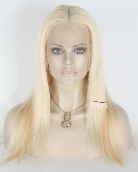 16-inch-mid-length-platinum-blonde-white-human-hair-wig-for-Blondes