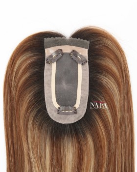 16 Inch Ladies Mini Hair Topper for Short Hair