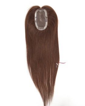 16 Inch Small Clip On Real Hair Pieces for Top Of Head