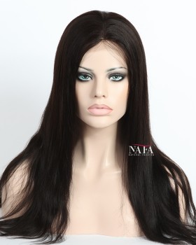 18-inch-long-black-real-hair-silk-cap-wigs-for-women
