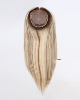 18-Inch Best Real Human Hair Wiglets and Toppers for Women's Thinning Hair