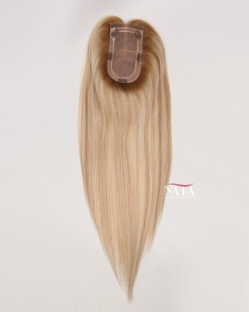 18-Inch Ombre Light Thin Hair Topper for Ladies