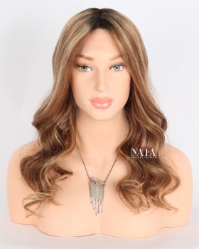 18-inch-light-brown-curly-real-human-hair-wig-with-dark-brown-roots