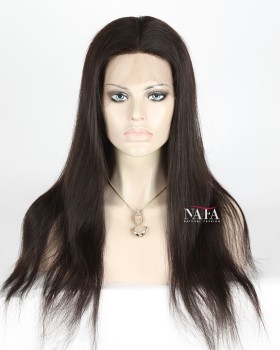 20 Inch Straight Human Hair Wig Length 