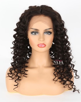 24 Inch Wig Length Curly Wig 180 Density Lace Front Wig
