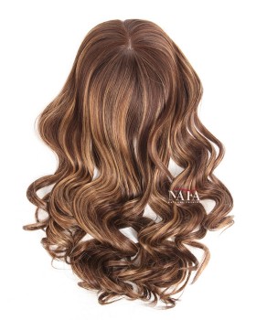 7x7 Lace Closure Silk Base Curly Hair Topper