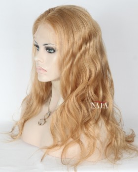 Blonde Body Wave Full Lace Wig Human Hair