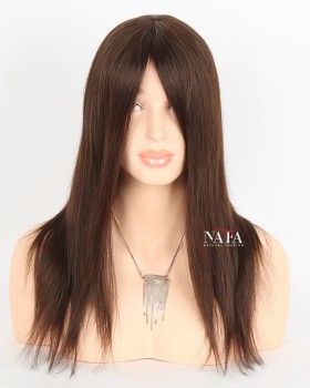 brown-human-hair-permanent-wigs