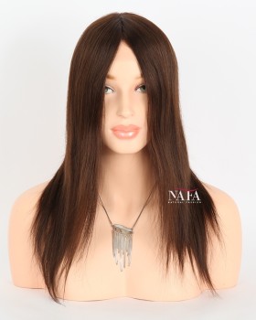 14-inch-medium-shoulder-length-brown-human-hair-straight-wig