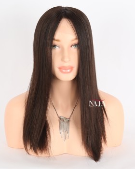 14-inch-brown-straight-human-hair-lace-wig-transparent 