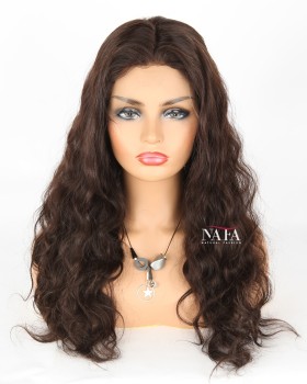 Cheap Real Hair Natural Wave Human Hair Wig