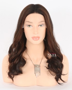 16-inch-dark-brown-wavy-glueless-lace-front-frontal-wig