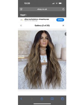 22-Inch Natural Color Natural Wave Full Lace Wig (for-Ohmooiy-018)
