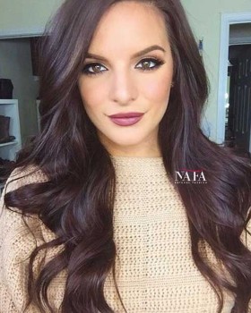 Medium Length 20 Inch Wavy Wig Malaysian Virgin Hair