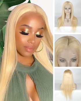 Eye-catching 20 Inch Long Straight Honey Blonde Wig