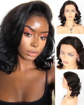 human hair curly lace front wigs