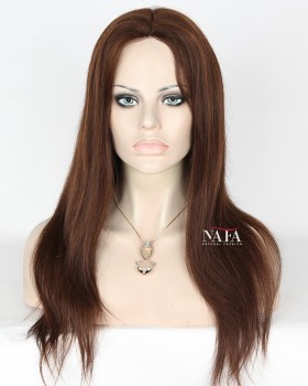 Excitin- Medium-Brown-Hair-With-Red-Highlights-Straight-Glueless 