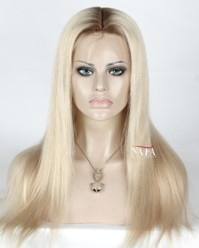 Long White Human Hair Wigs Caucasian