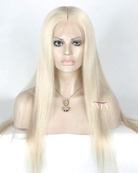 Long White Human Hair Wigs For White Women