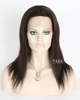 Most Natural Looking 14 Inch Brazilian Straight Hair Wig