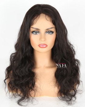 Natural Wave Large Cap Size Real Hair Wig