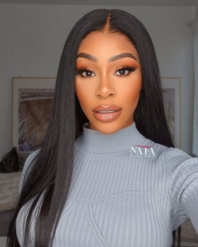 Light Yaki Straight Lace Wigs For Black Women Specially